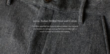 Load image into Gallery viewer, The Telegraph Trouser in Ash Tweed Herringbone
