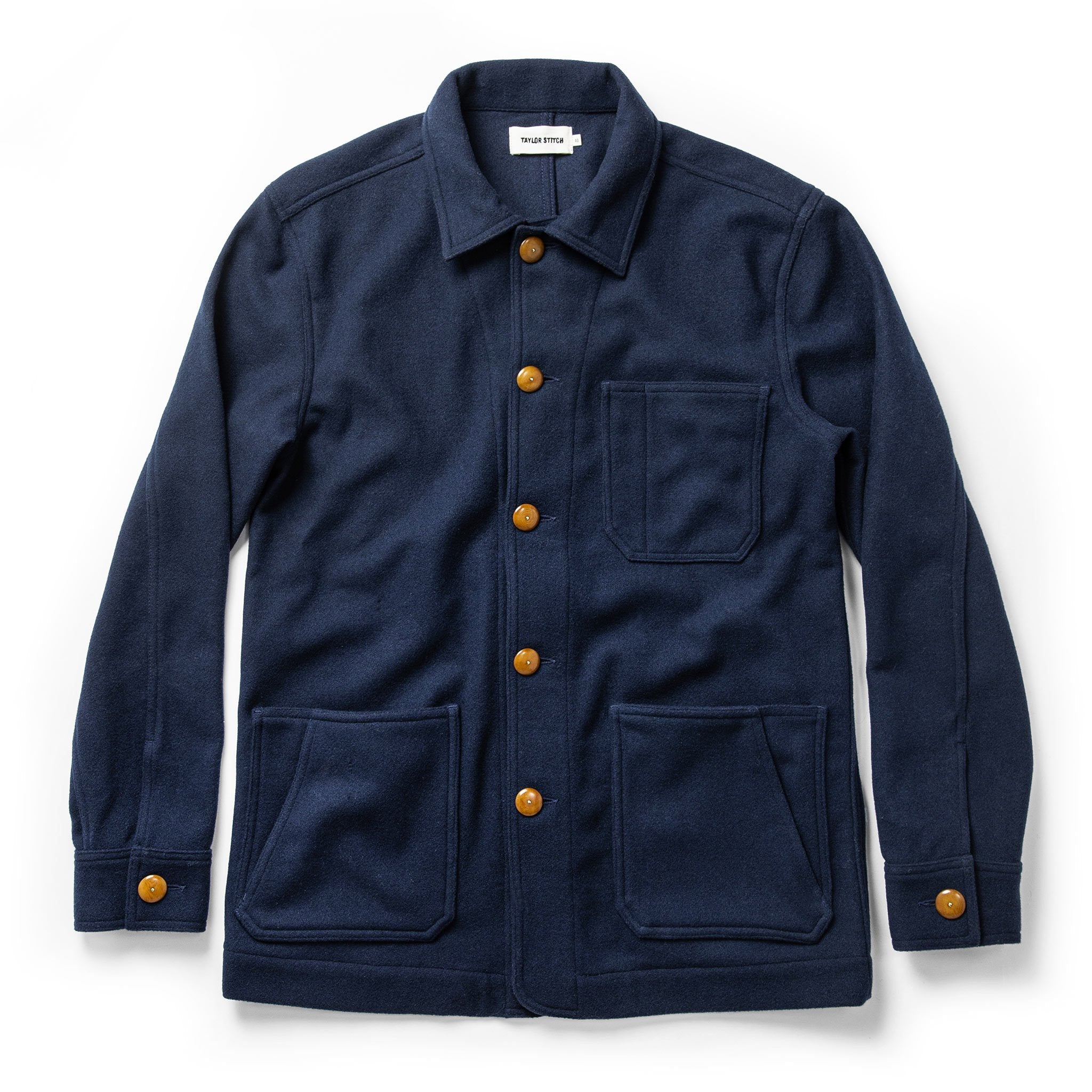 The Ojai Jacket in Navy Boiled Wool – taylorstitchmkds.com