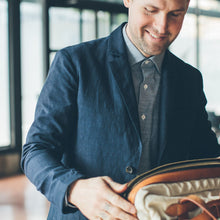 Load image into Gallery viewer, The Telegraph Jacket in Navy
