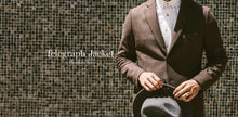 Load image into Gallery viewer, The Telegraph Jacket in Chocolate Wool
